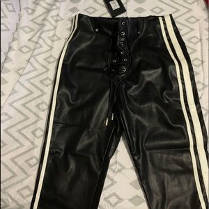 Leather like leggings